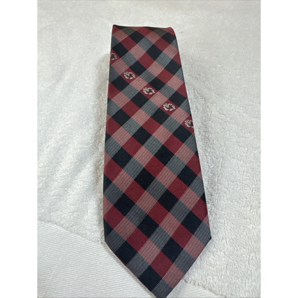 Eagles Wings Necktie South Carolina Gamecock USC Maroon Black And White